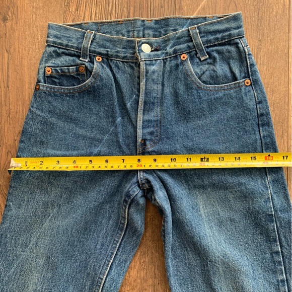 Vintage 80s Levi’s 701 student / W 27 - Picture 6 of 10